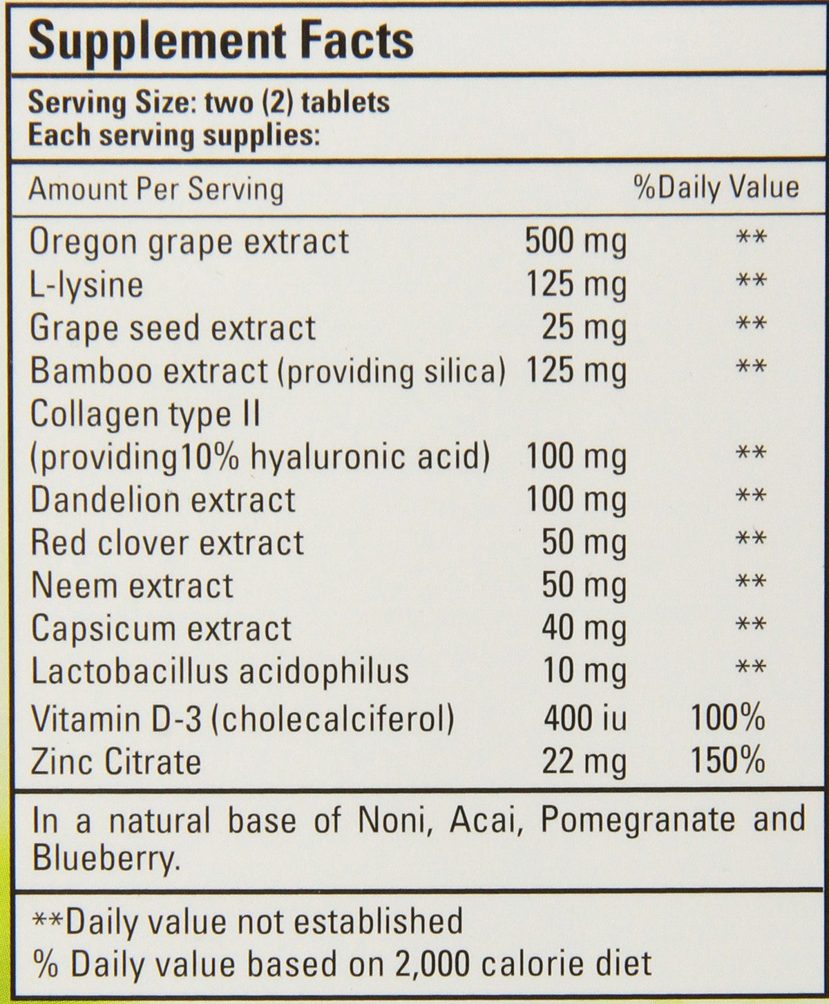 Bio Nutrition Skin Wellness Tabs - 60 Tablets - image 5