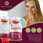 Katherine & Clark Panto Gold Vitamin B5 Biotin Gummies for Hair, Skin & Nails - image 5