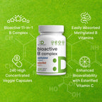 DEAL SUPPLEMENT Bioactive Vitamin B Complex - 240 Vegetarian Capsules - image 4