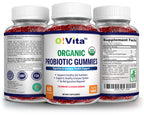 O!VITA Organic Probiotic Gummies 5 Billion CFU - 60 Gummies - image 5
