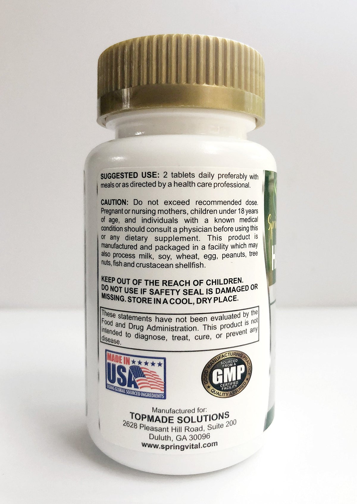 SPRING VITAL Hair Skin Nails - 60 Tablets - image 3