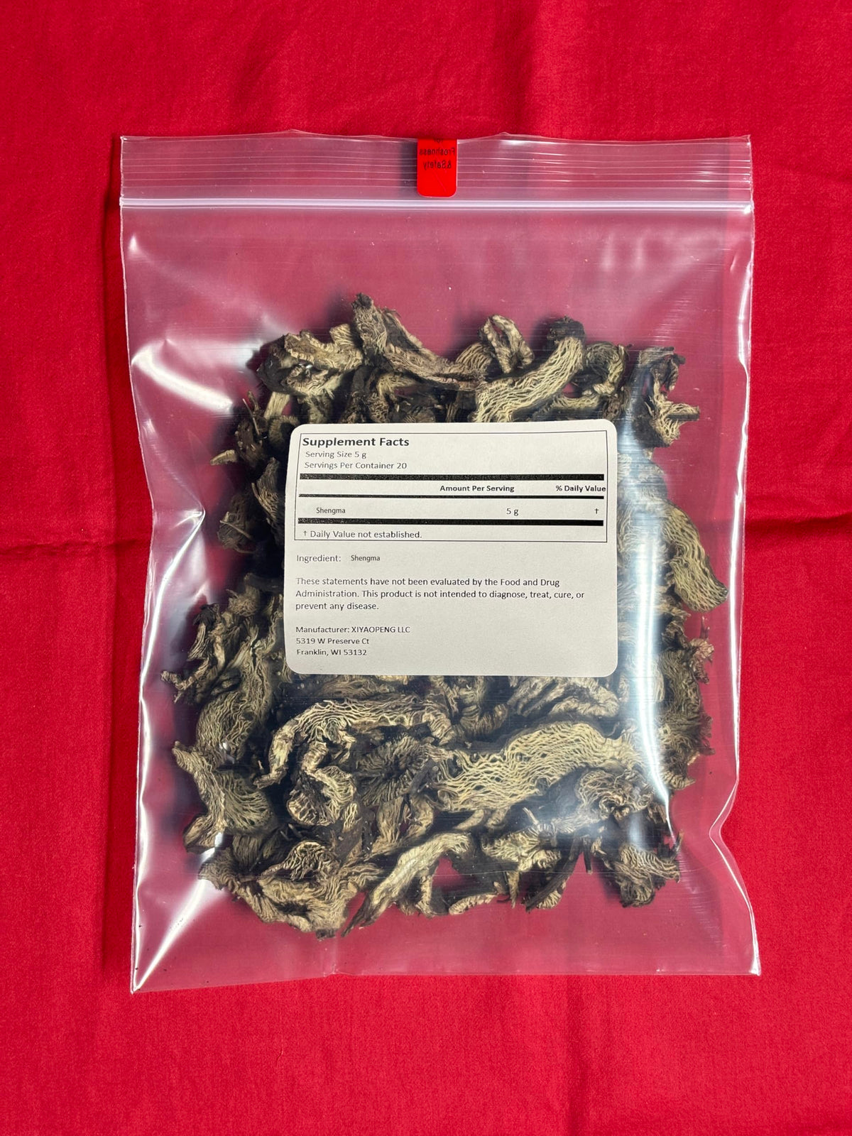 Xi Yao Peng Sheng Ma Rhizome Herbal Supplement - 100g - image 3