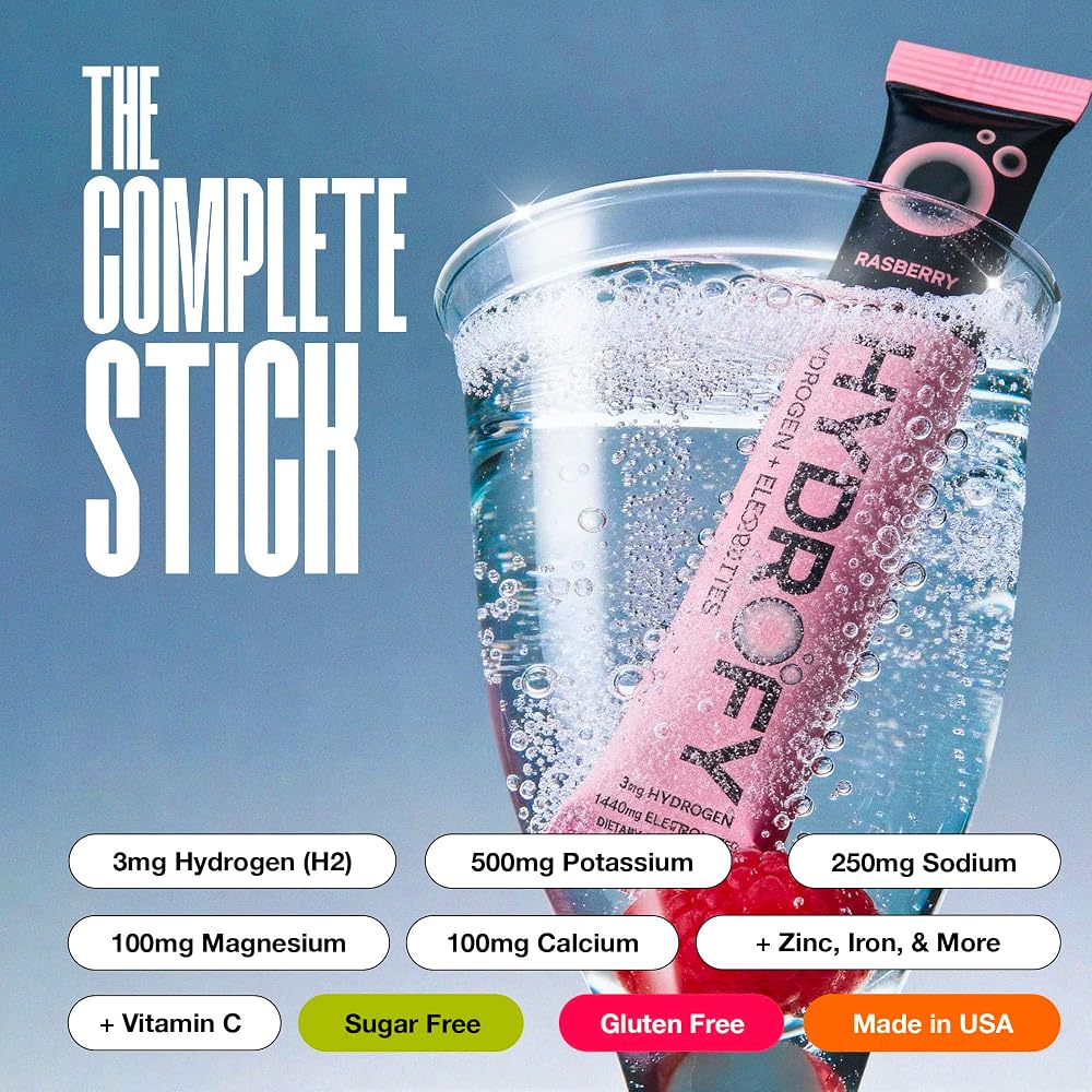 Hydrofy Hydrogen Water + Electrolytes Drink Mix