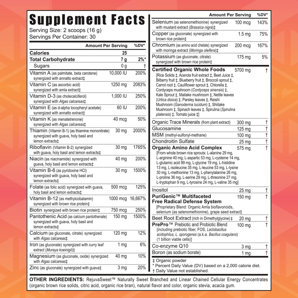 Youngevity Beyond Tangy Tangerine 2.0 Citrus Peach Infusion Canister