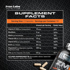 Iron Labs Nutrition ZM6 High Strength Zinc Magnesium - 180 Capsules - image 2