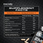 Iron Labs Nutrition ZM6 High Strength Zinc Magnesium - 180 Capsules - image 2
