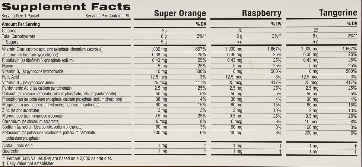 Emergen-C Vitamin C 1000mg Fizzy Drink Mix - 90 Packets - image 3