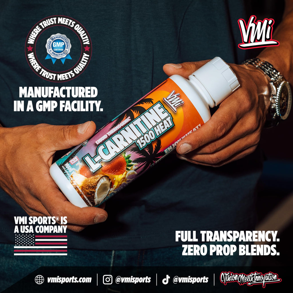 VMI Sports L-Carnitine 1500 Heat Liquid Enhanced Thermogenic