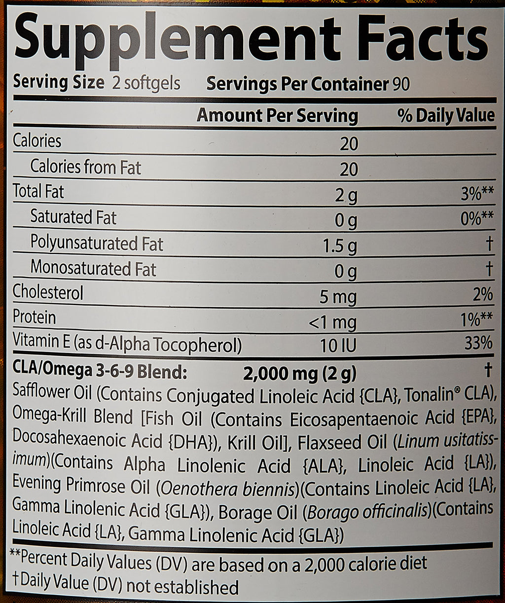 NDS Nutrition Censor Body Toner CLA Fat Loss Formula - 180 Softgels - image 6