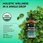 NUTRAHARMONY Oregano Oil Drops Organic 60% Carvacrol - 1 oz - image 4