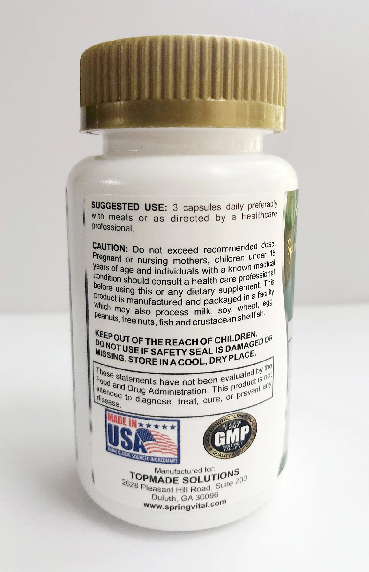 SPRING VITAL Liver Support with Solarplast - 60 Vegetable Capsules - image 3