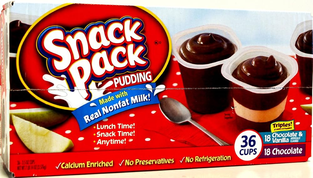 Snack Pack Pudding Variety Pack - 36 Cups