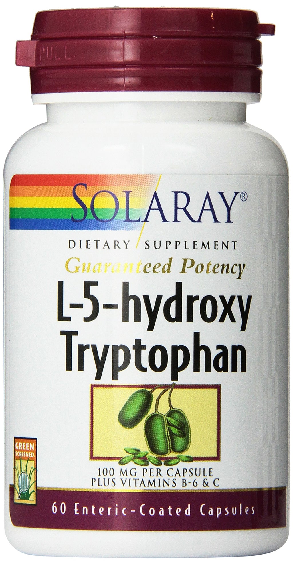 Solaray 5-HTP with B6 and C - 60 Capsules