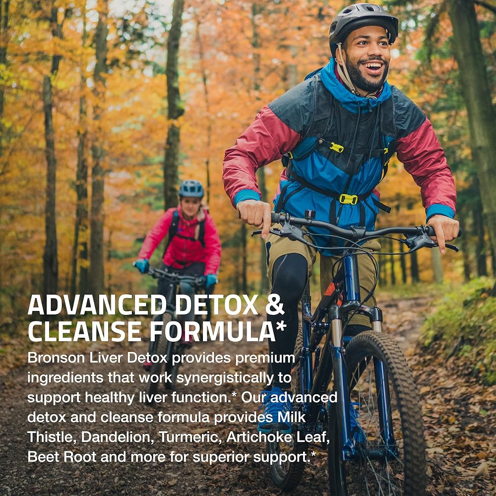 Bronson Liver Detox Advanced Detox & Cleansing Formula Supports
