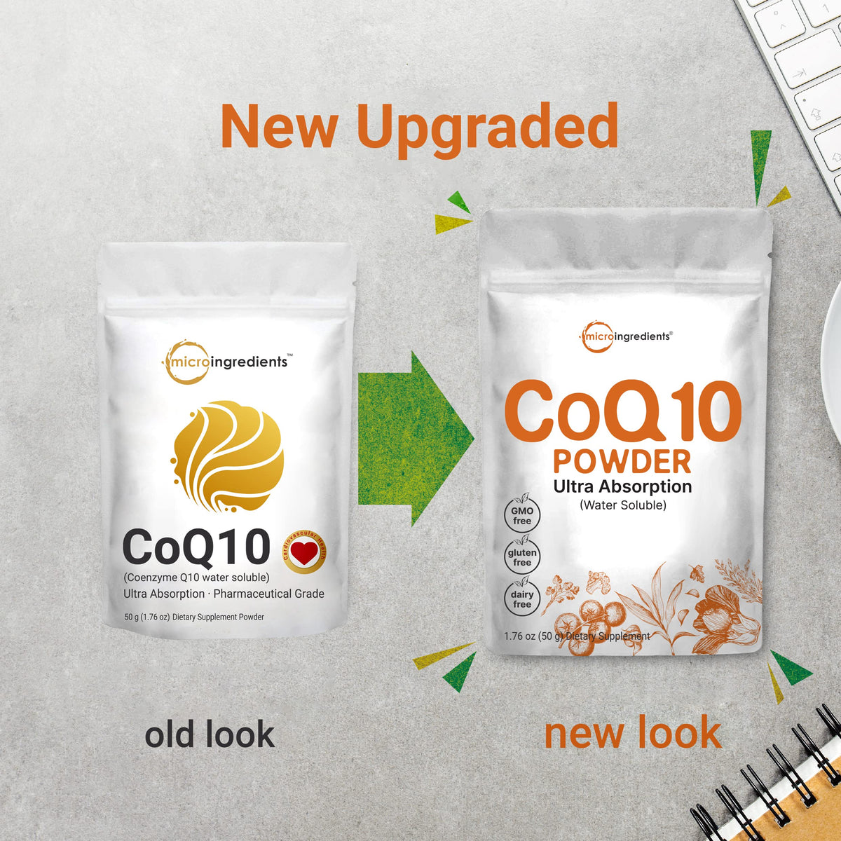 Micro Ingredients Water Soluble COQ10 Powder 200mg - 50g - image 5