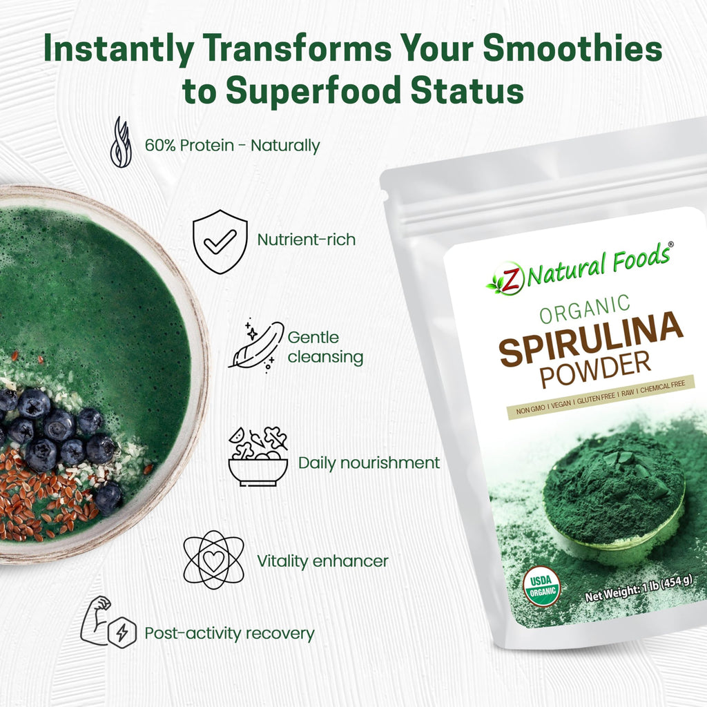 Z Natural Foods Organic Powder - Rich in Amino Acids