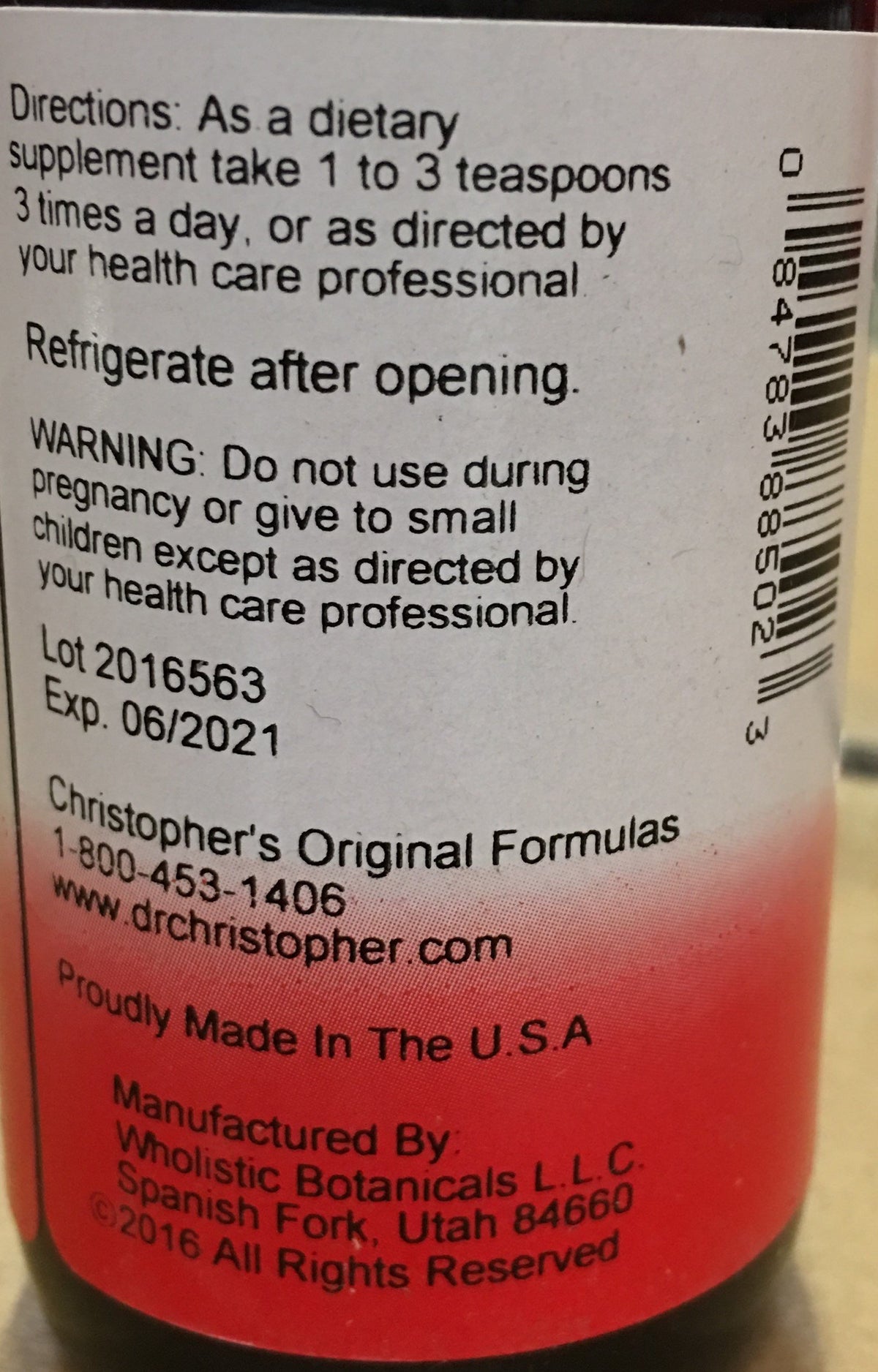 Christopher's Original Formulas Blood Stream Formula Syrup - 4 fl oz - image 2