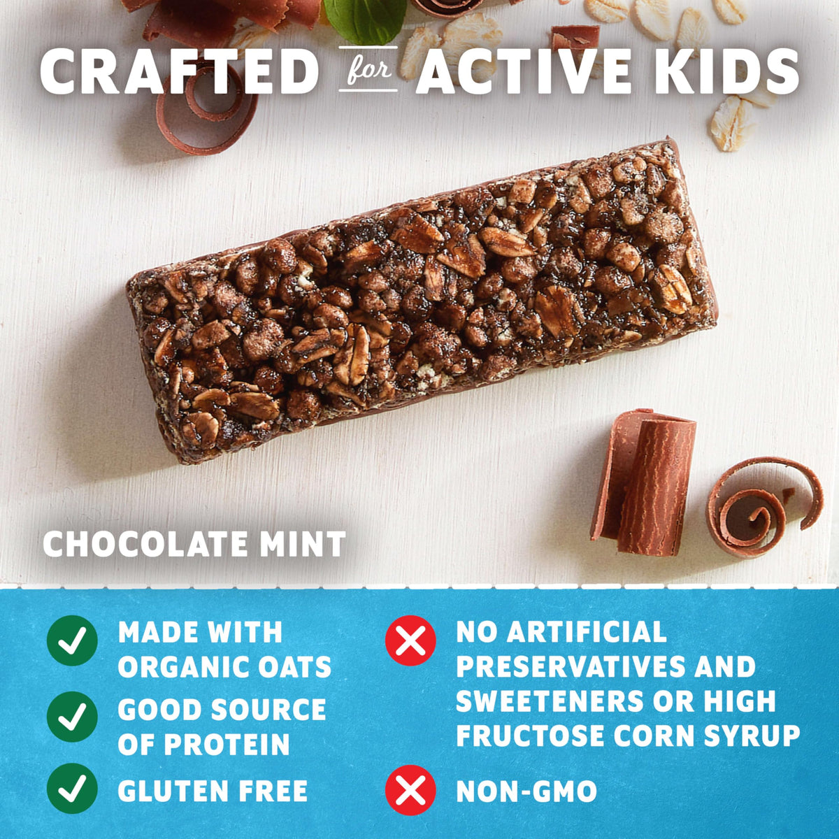 Clif Kid ZBar Protein Chocolate Mint Snack Bars - 15 Count - image 5