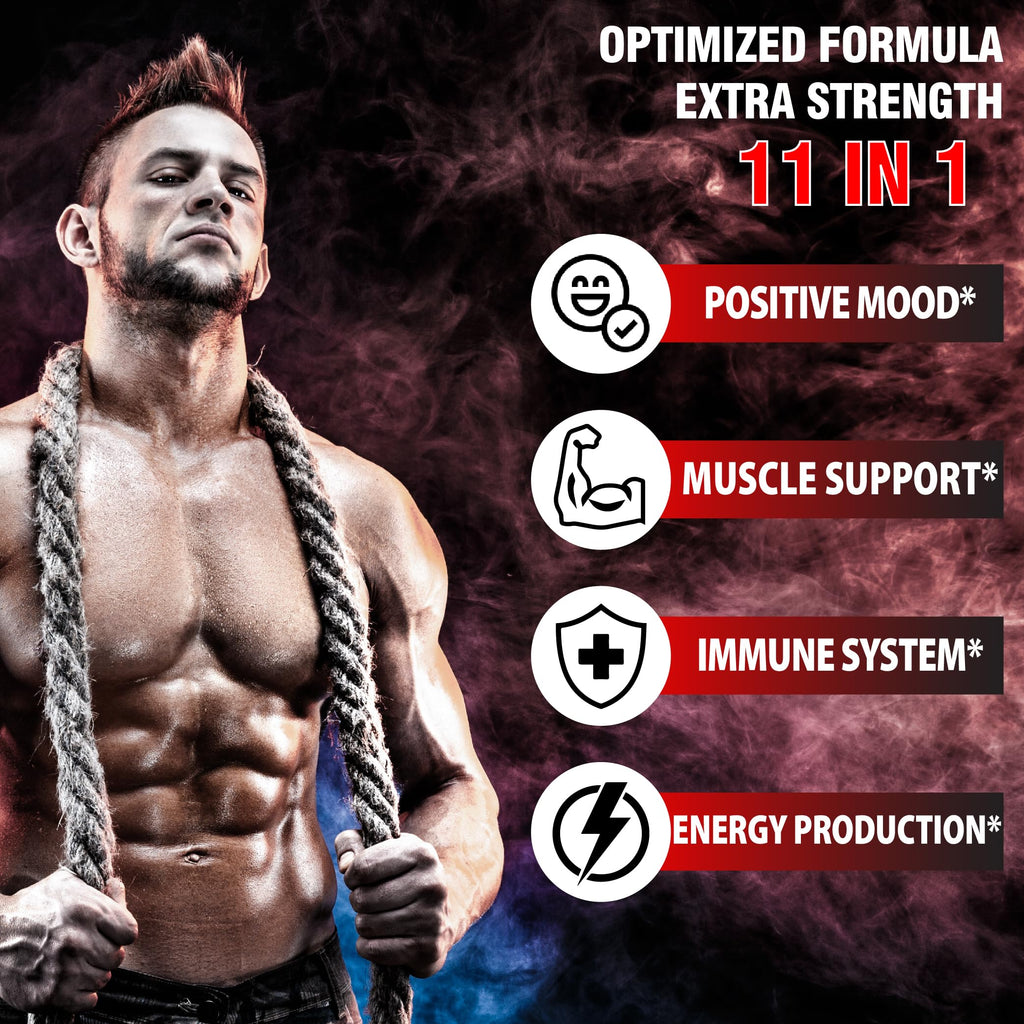 Agobi Testosterone Support with Ashwagandha & Tribulus - 60 Vegan Capsules - image 3