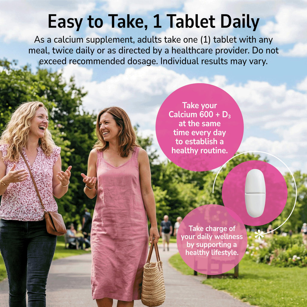 21st Century Calcium Plus D Supplement Tablet 600 mg - 400 Tablets - image 7