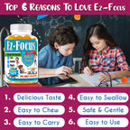 Celebrity LifeStyle Ez-Focus Gummies for Kids Brain Support - 60 Count - image 2