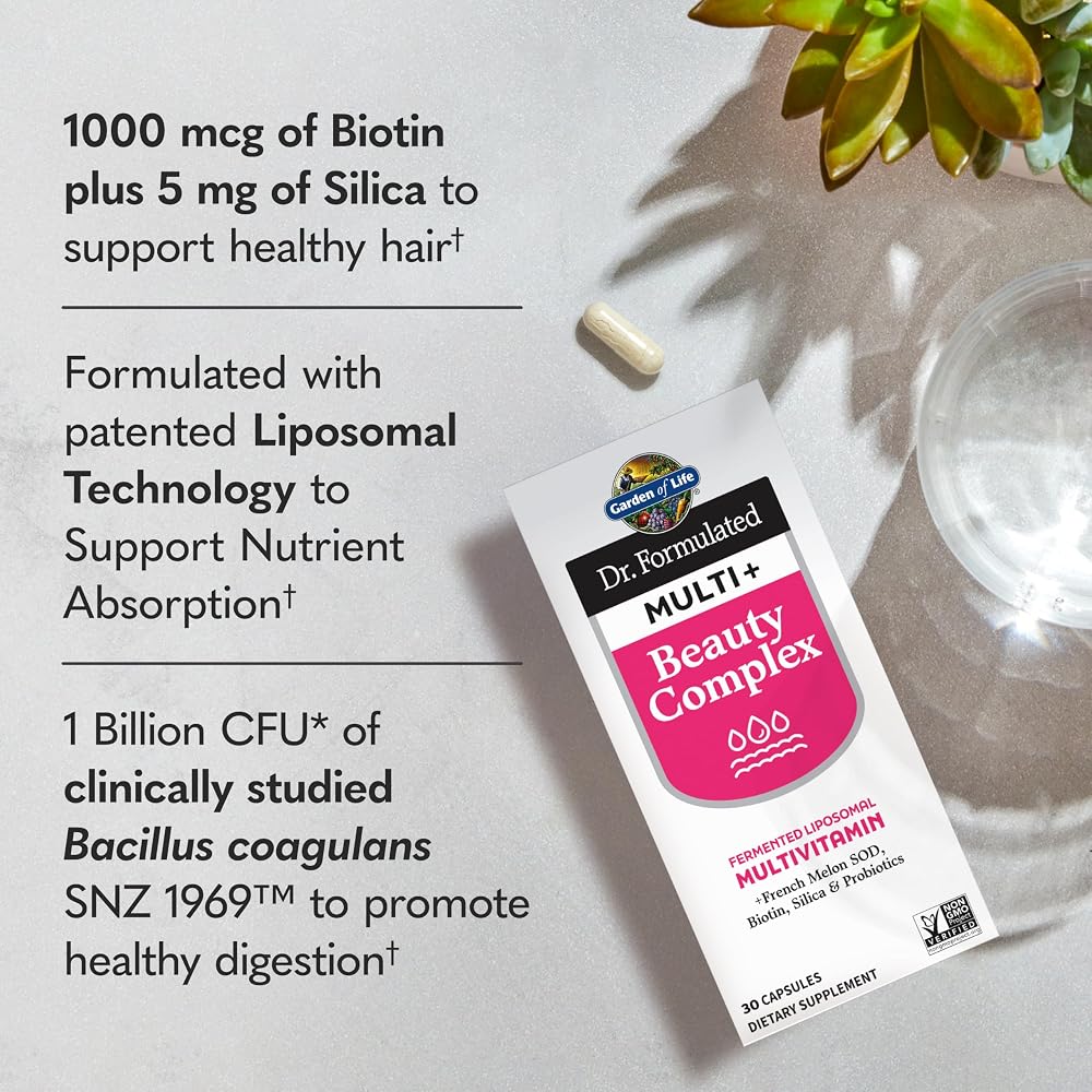 Garden of Life Dr. Formulated Multi+ Beauty Complex - 30 Vegetarian Capsules - image 5