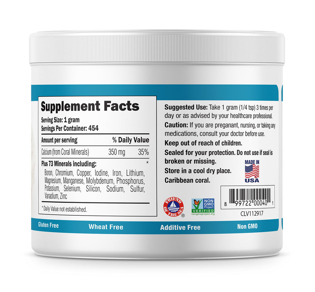 Coral White Coral Calcium Powder - 16 Ounces - image 6