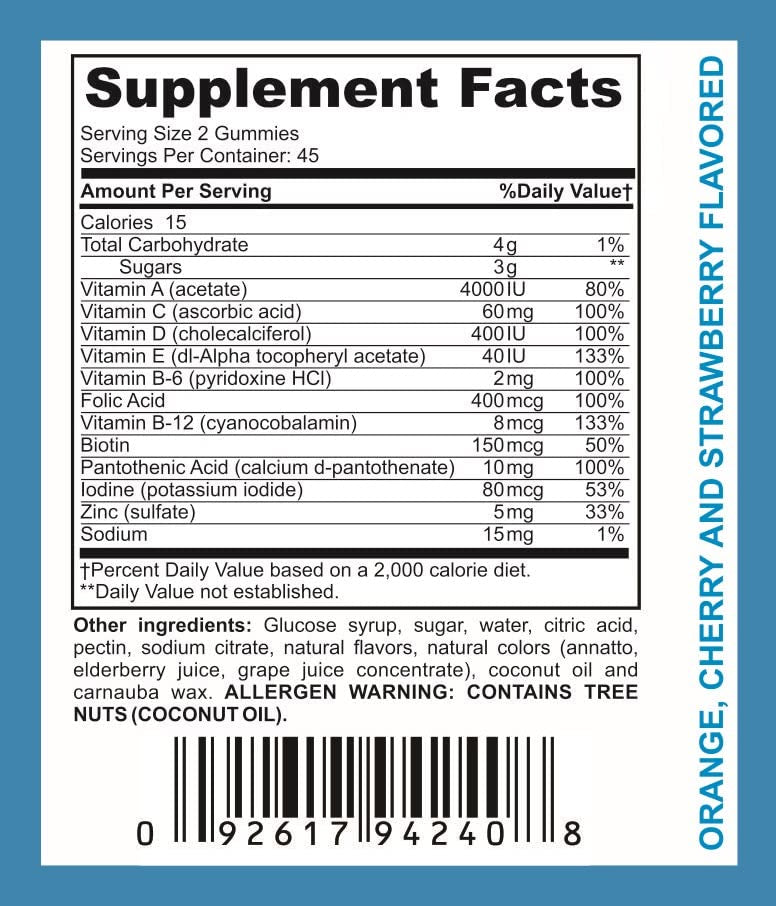 LifeSource Vitamins Adult Multivitamin Gummies - 90 Gummies - image 2