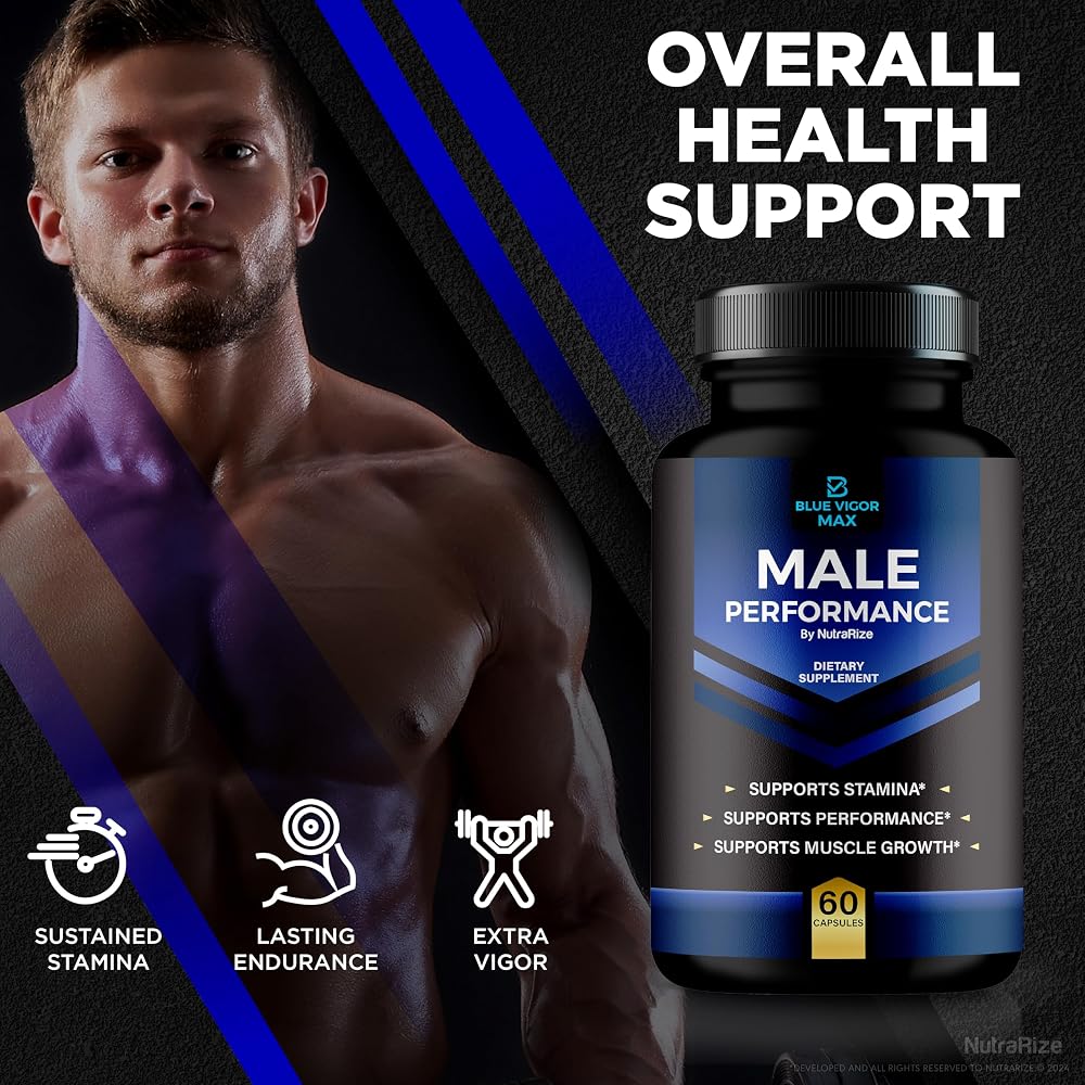 NutraRize Blue Vigor Max Capsules for Men - 120 Capsules - image 4