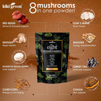 KIKI Green Mushroom Powder Extract - The 8 Mushrooms Supplement Blend - image 10