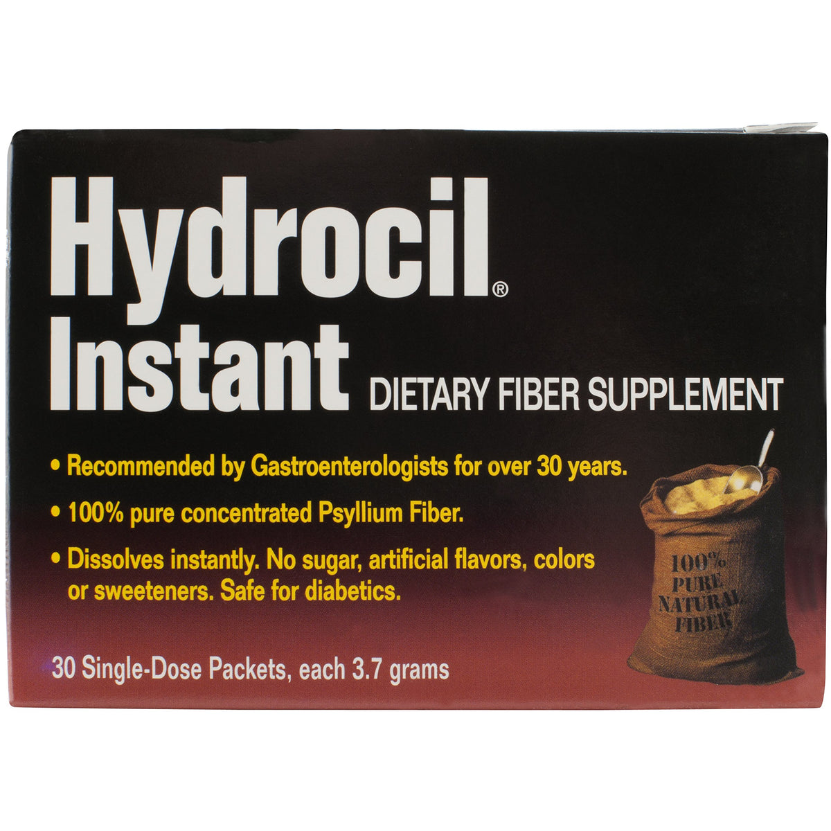 Hydrocil Dietary Fiber Supplement Psyllium Husk - 30 Packets - image 2