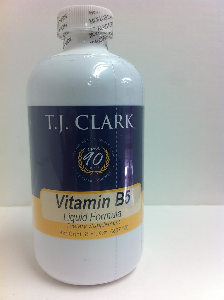 T.J. Clark Vitamin B5 d-Calcium Pantothenate 50mg - 8 Fl Oz Liquid
