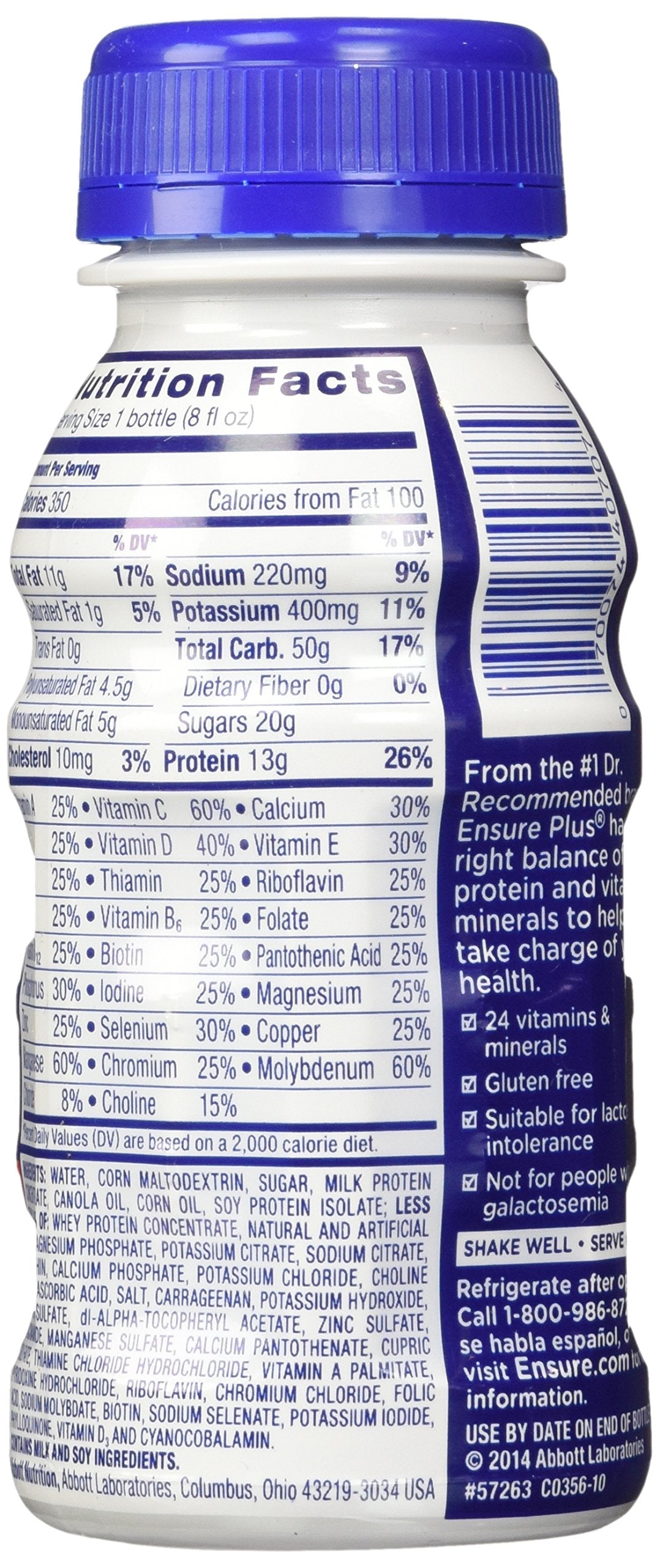 Ensure Plus Nutrition Shake - 30 Count (8 FL Oz each) - image 3