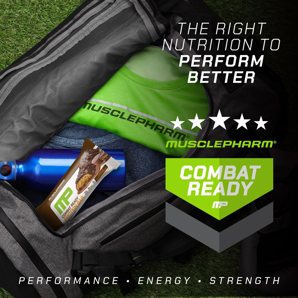 MusclePharm Combat Ready Protein Bar Chocolate Peanut Butter Cup - 12 Bars - image 5