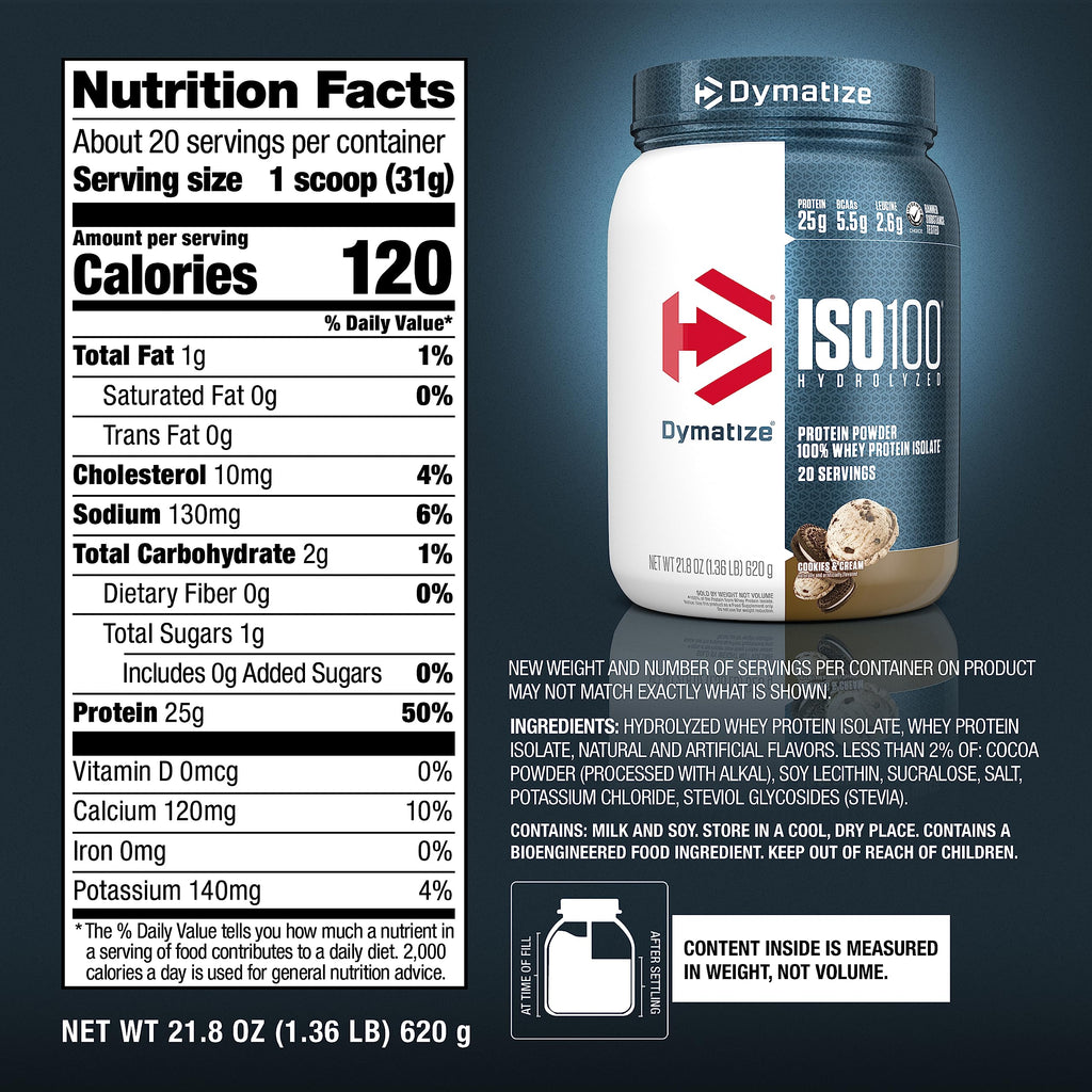 Dymatize ISO100 Hydrolyzed Protein Powder