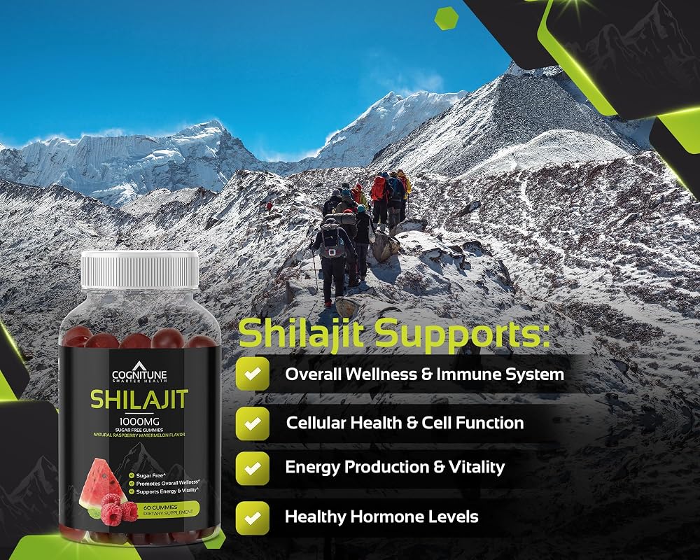 CogniTune Pure Himalayan Shilajit Gummies - 60 Count - image 4