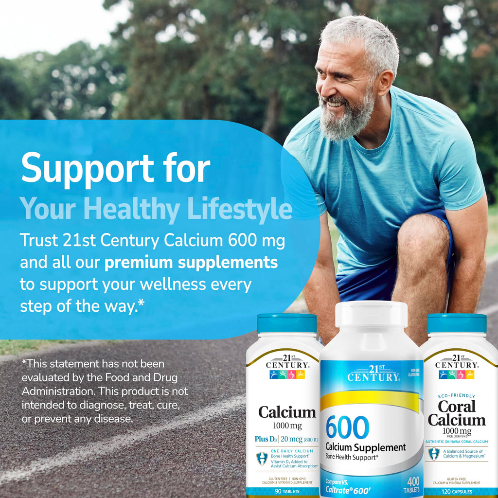 21st Century Calcium 600mg Tablets - 400 Count - image 9