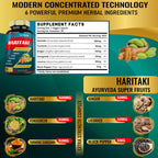 Tenmido Haritaki Extract with Turmeric & Ginger - 90 Capsules - image 3