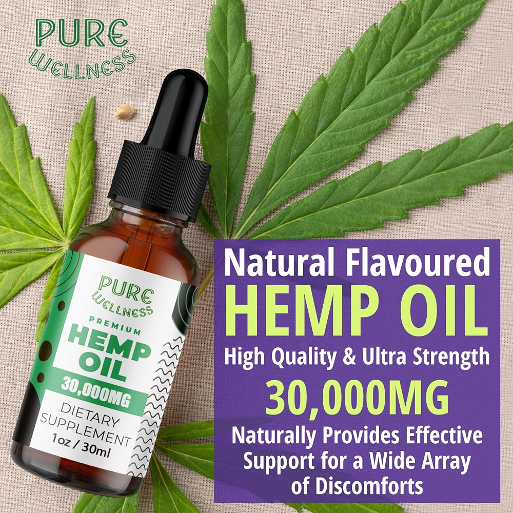 Pure Wellness Hemp Seed Oil Omega 3-6-9 - 6 Pack - image 5