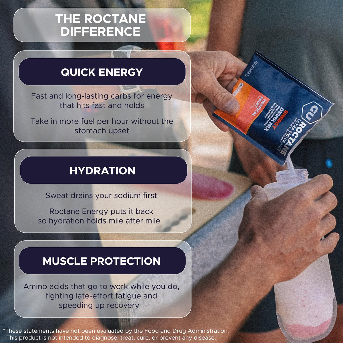 GU Energy Roctane Ultra Endurance Energy Drink Mix, Vegan