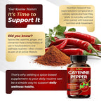 GriMed Cayenne Pepper Complex 7-in-1 with Ginger & Turmeric - 150 Capsules - image 3