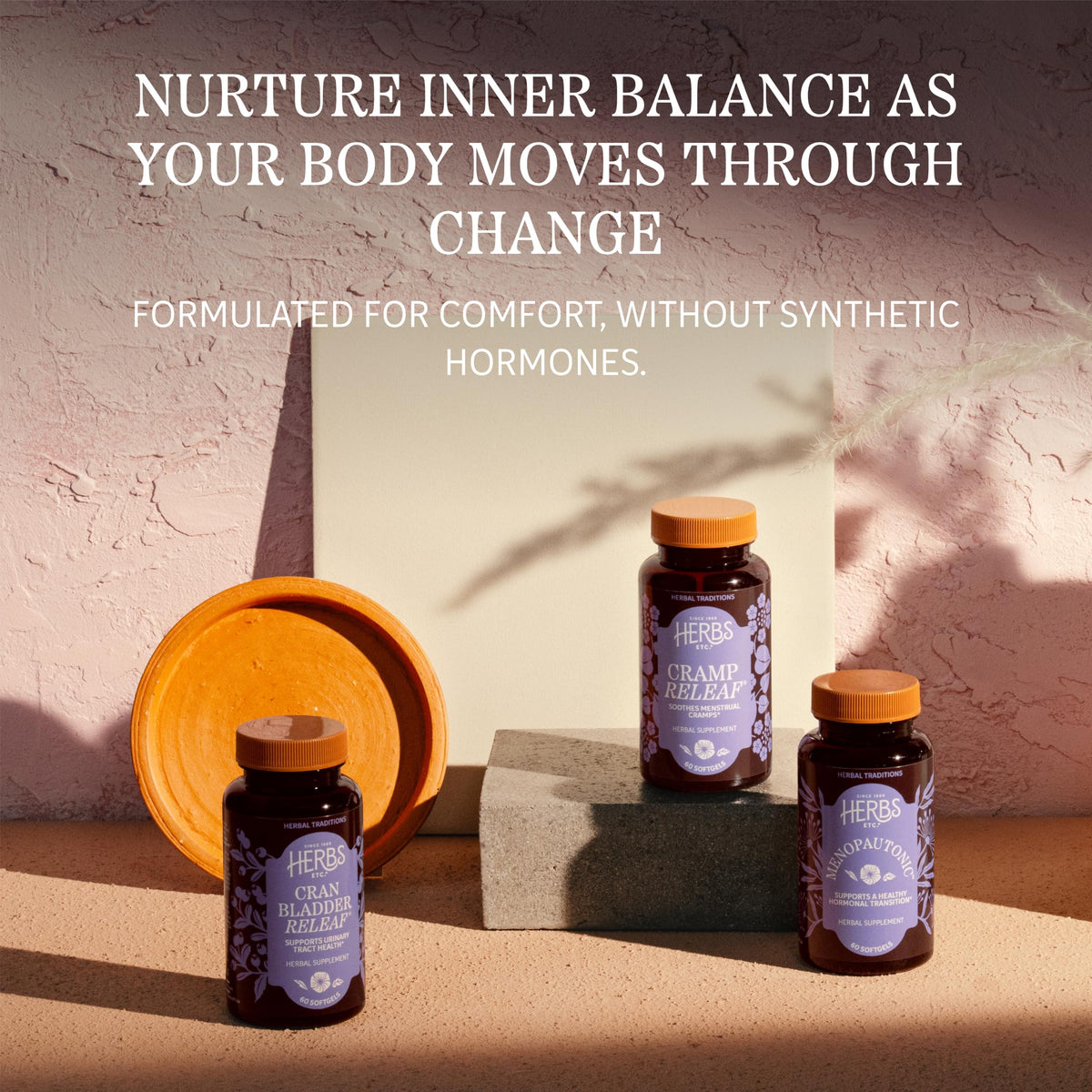 Herbs Etc. Menopautonic Softgels with Dong Quai & Vitex - 120 Softgels - image 5