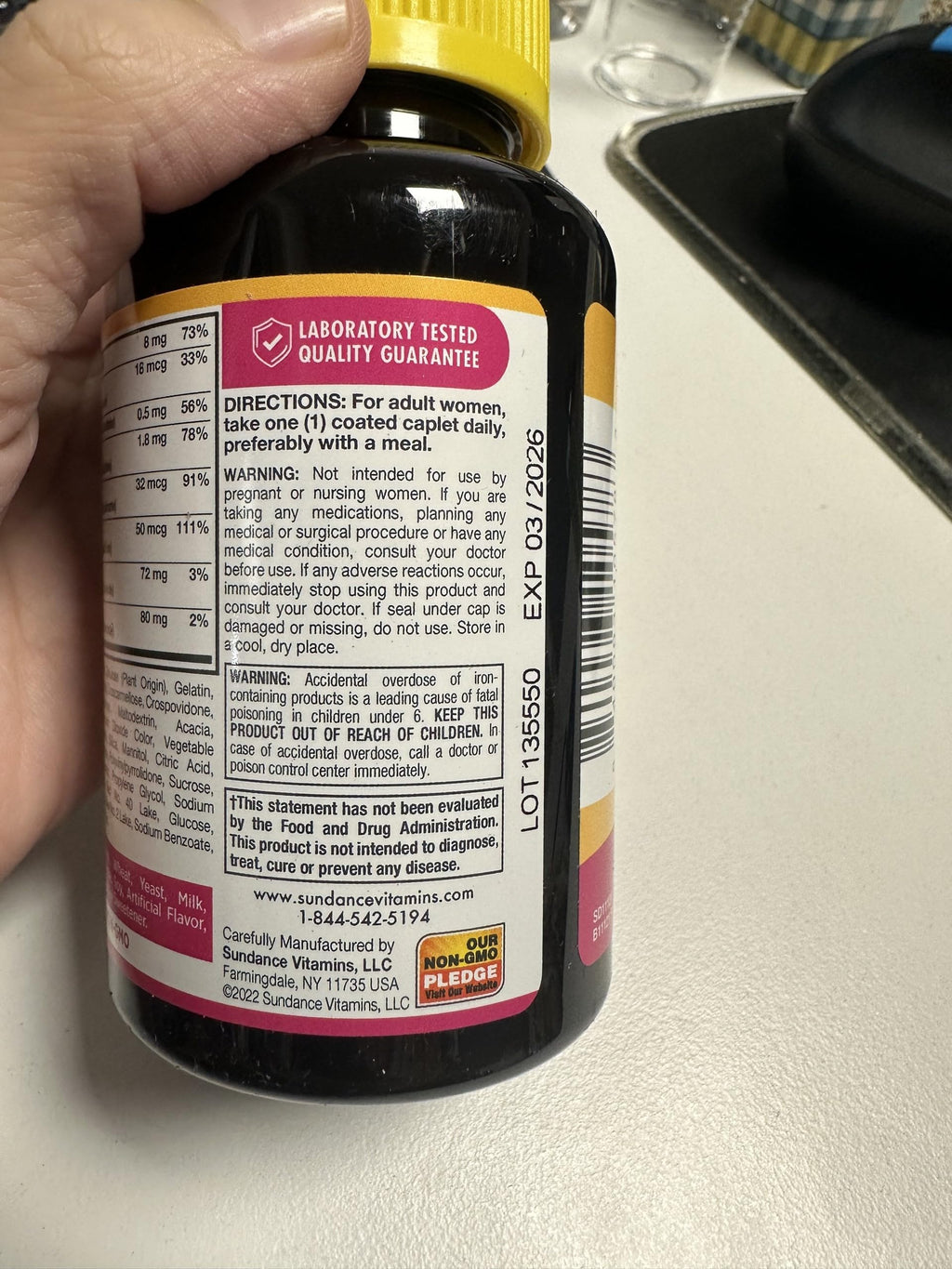 Sundance ABC Complete Women's Multivitamin & Mineral - 120 Caplets - image 5