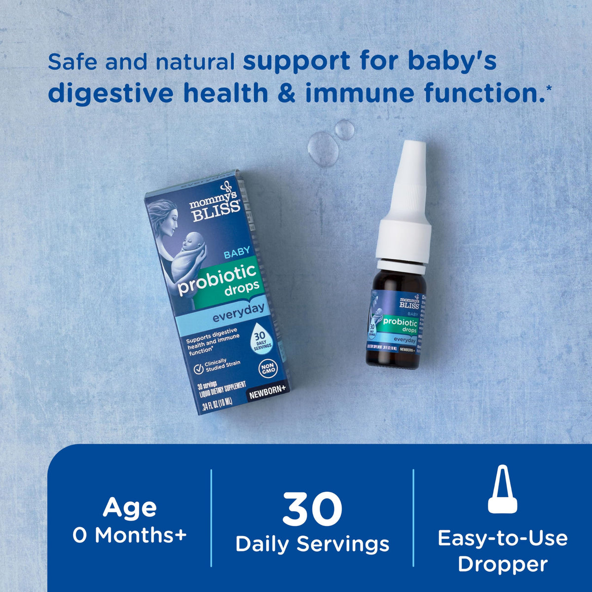 Mommy's Bliss Baby Probiotic Drops Everyday - 0.34 Fl Oz - image 2
