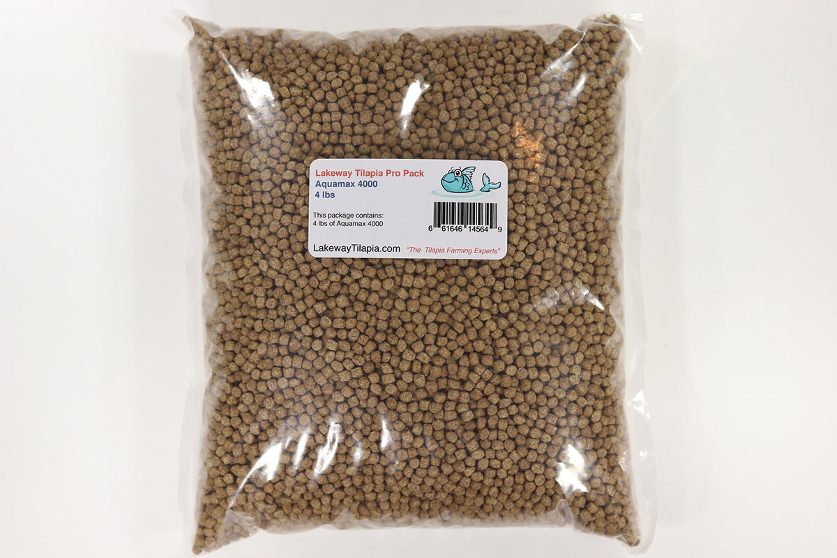 Lakeway Tilapia Pro Pack 4000 Tilapia Food - 4 Pounds