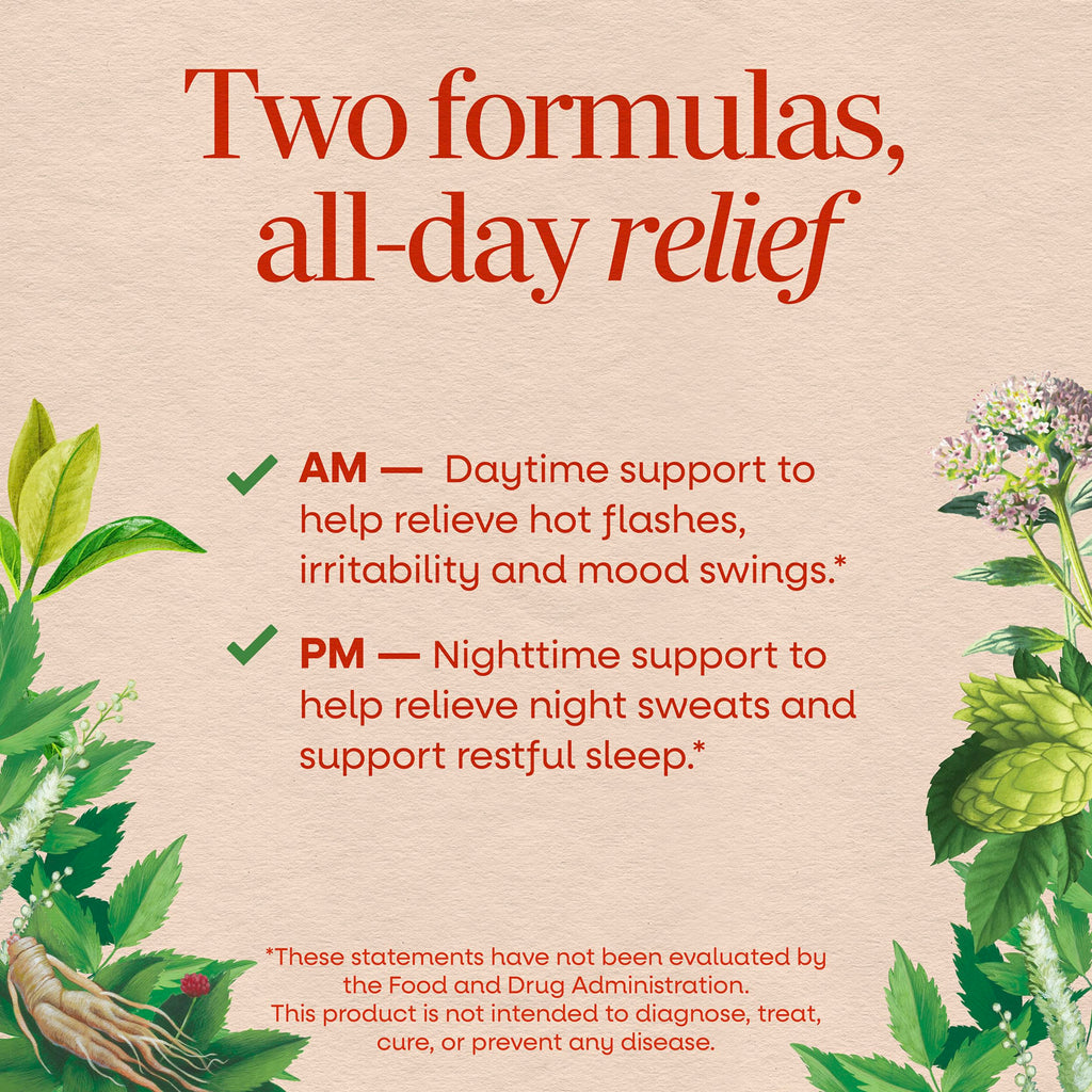 Nature's Way AM/PM Menopause Formula Tablets - 60 Count - image 3