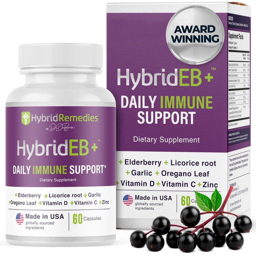 Hybrid Sambucus Elderberry Immune Support - 60 Vegetarian Capsules