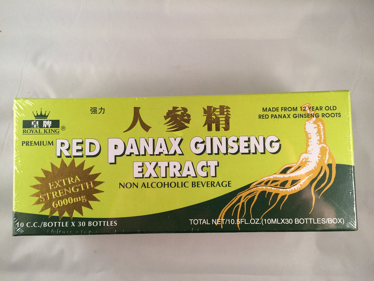 Royal King Red Panax Ginseng Extract 6000mg - 60 Vials