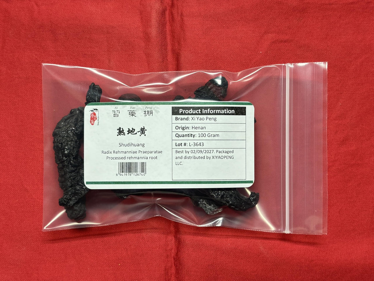 Xi Yao Peng Shudihuang Prepared Rehmannia Root - 100g