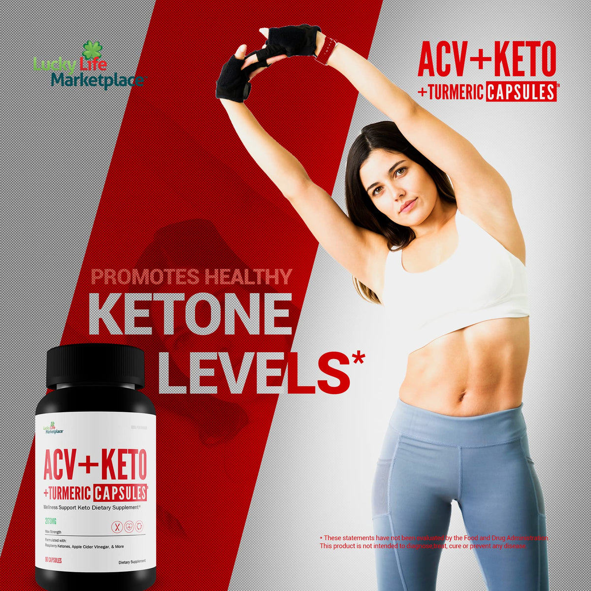 Generic ACV + Keto + Turmeric Supplement with Vitamin C, D & Zinc - image 5